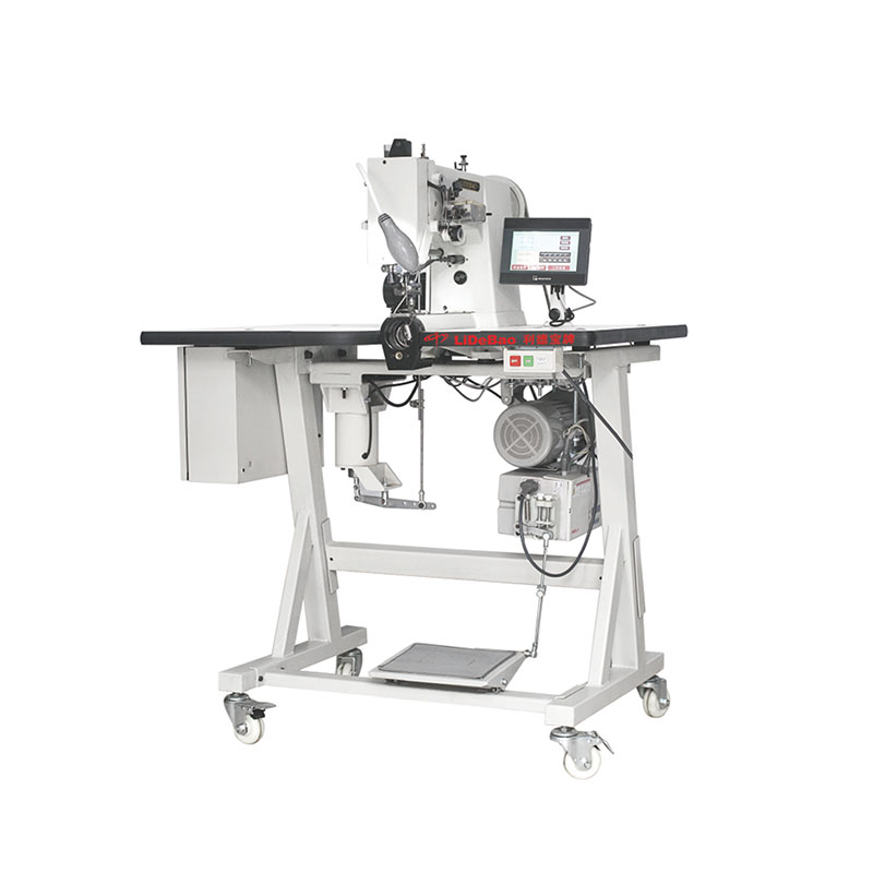 Machine à coudre informatisée de modèle de bras de cylindre d'aiguille simple/double