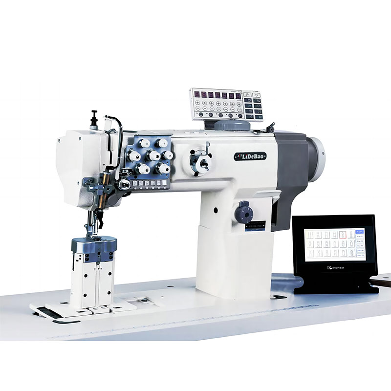 Machine à coudre à motif de lit à double aiguille, commande par ordinateur