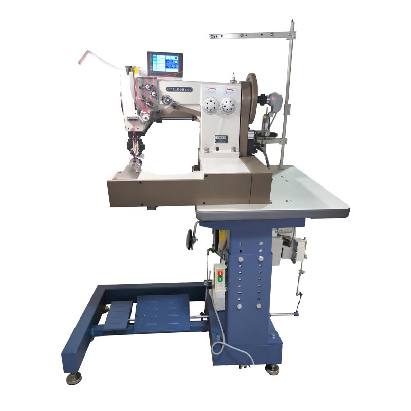 Machine à coudre à motif de mocassin avec affichage